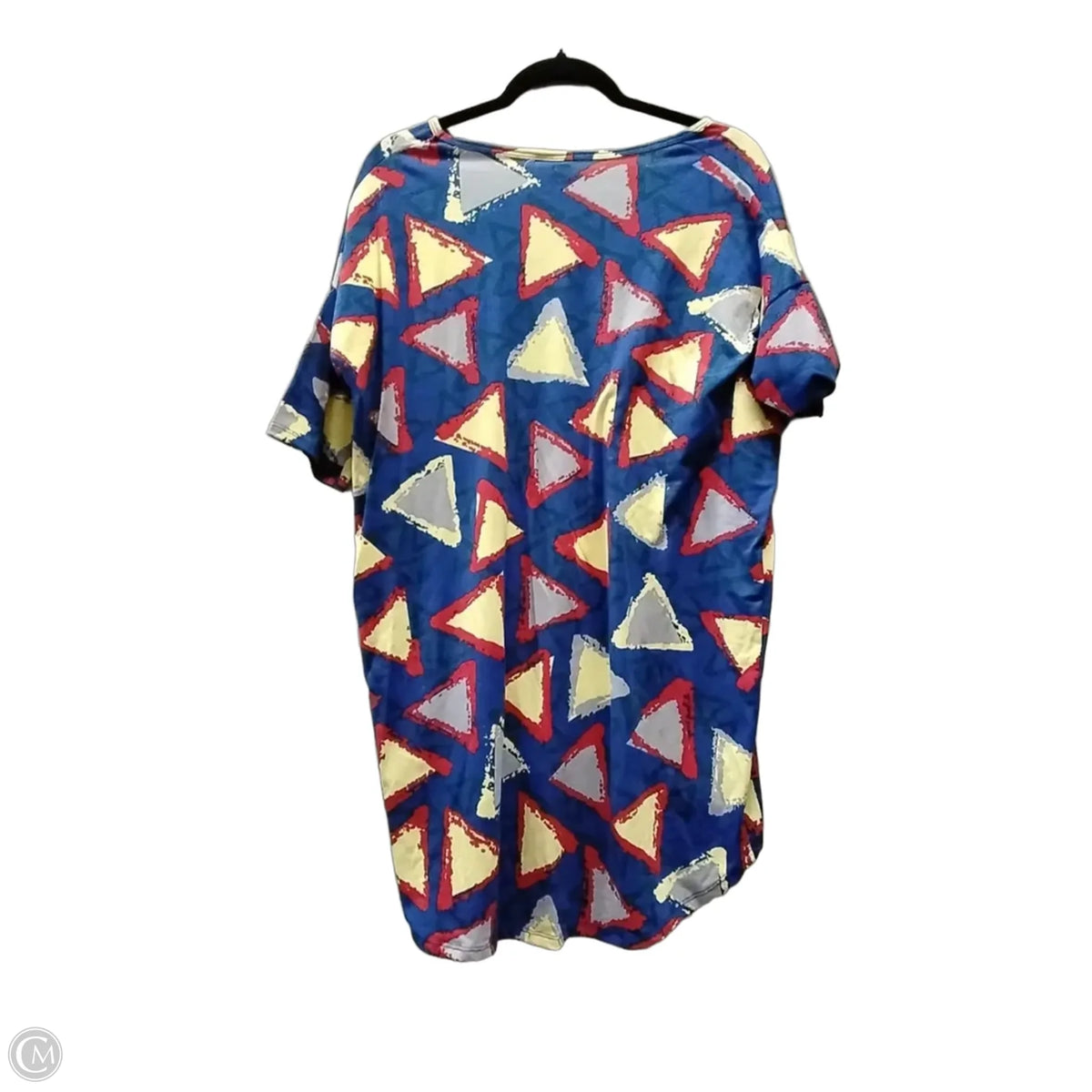 Top Short Sleeve Basic By Lularoe In Geometric Pattern, Size: Xs