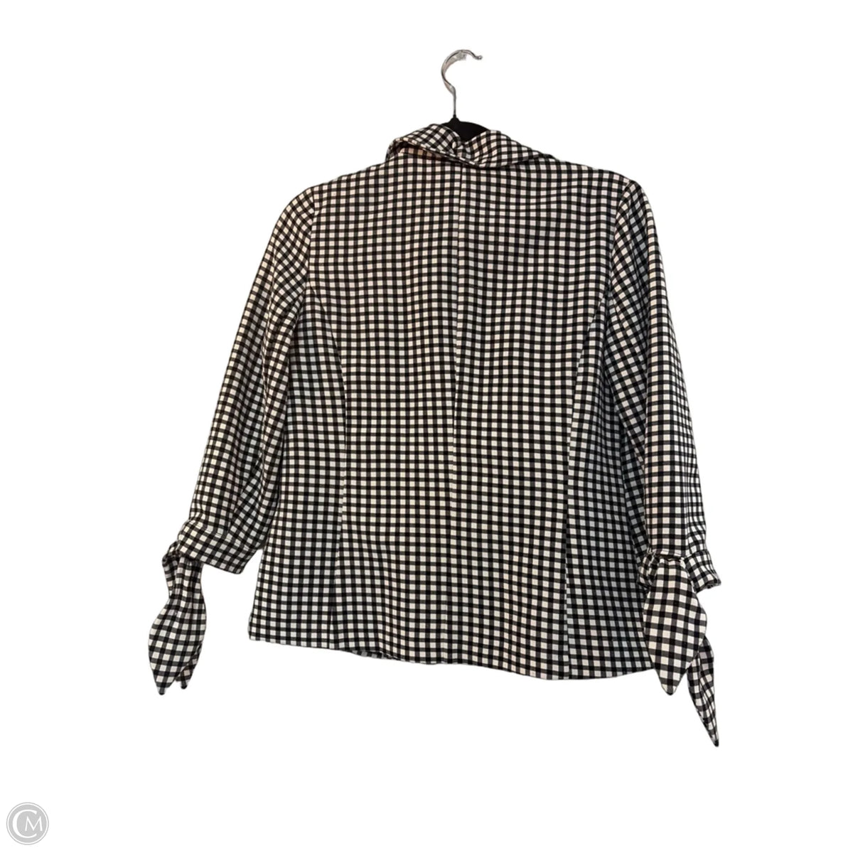 Blazer By Soho Apparel In Checkered Pattern, Size: S