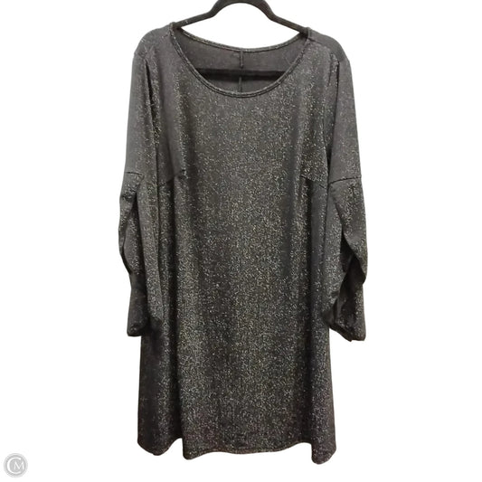 Dress Party Midi By Clothes Mentor In Black, Size: 20