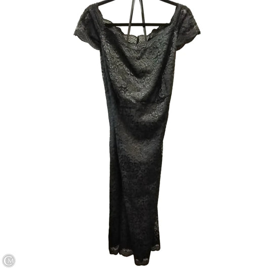 Dress Party Midi By Worthington In Black, Size: 18