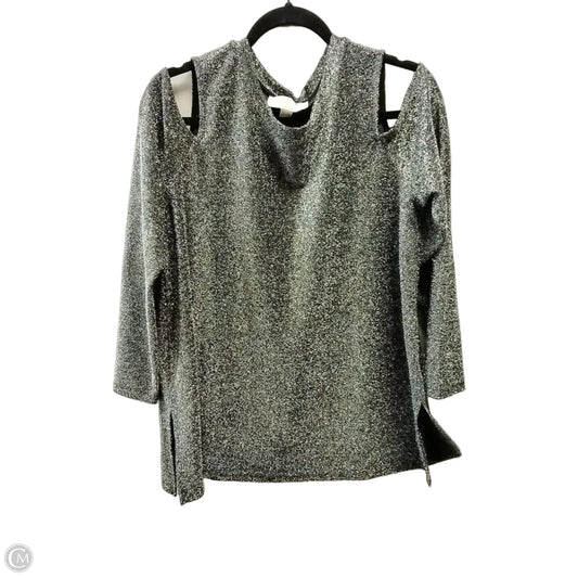Top Long Sleeve By Michael By Michael Kors In Silver, Size: 20