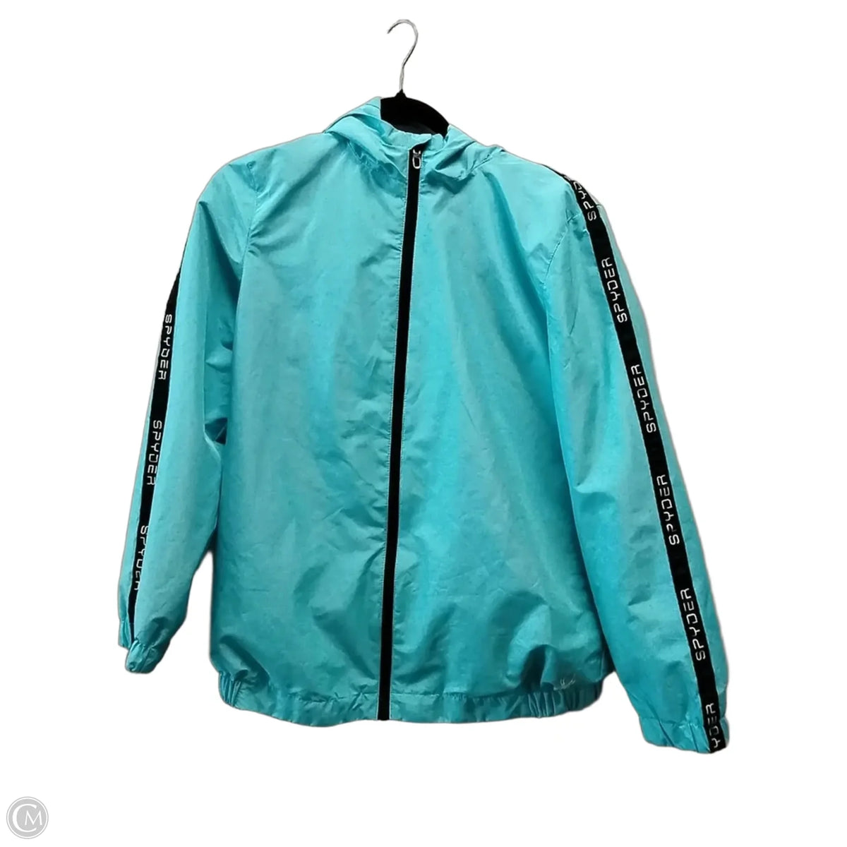 Athletic Jacket By Spyder In Blue, Size: M