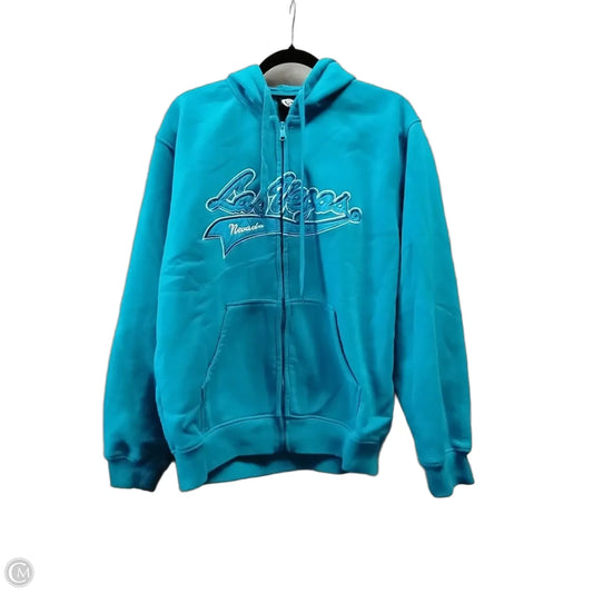Sweatshirt Hoodie By Clothes Mentor In Blue, Size: L