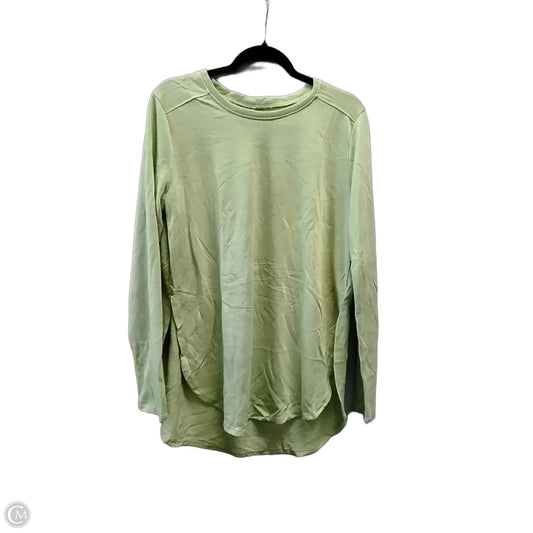 Top Long Sleeve By Mono B In Green, Size: L