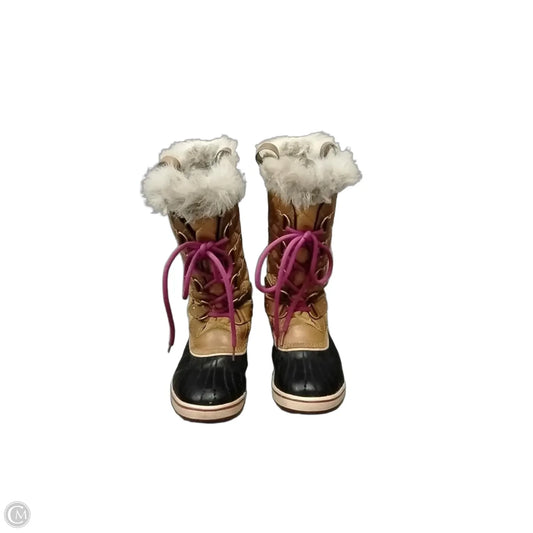 Boots Snow By Sorel In Black & Brown, Size: 10