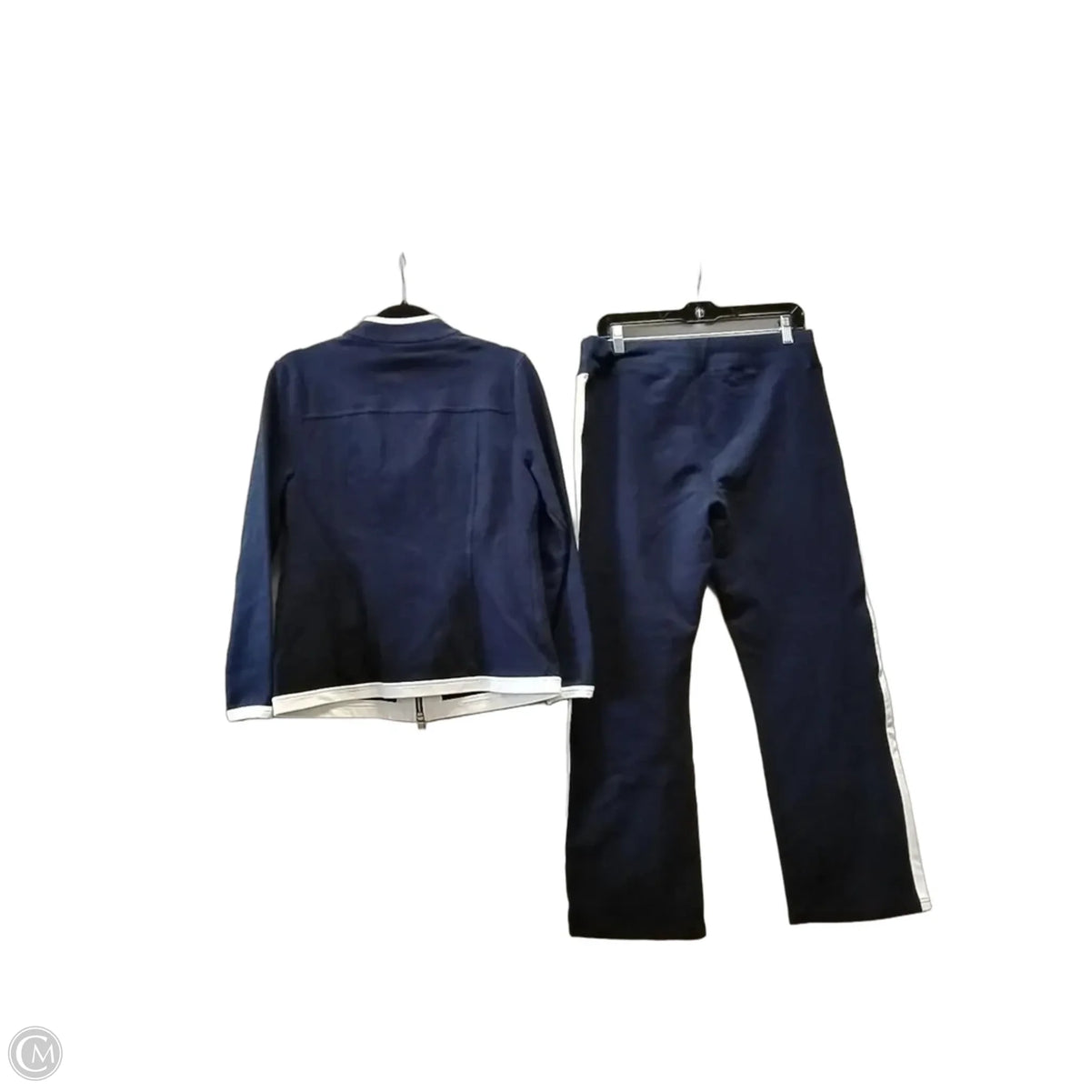 Pants Set 2pc By Boston Proper In Blue & White, Size: 8