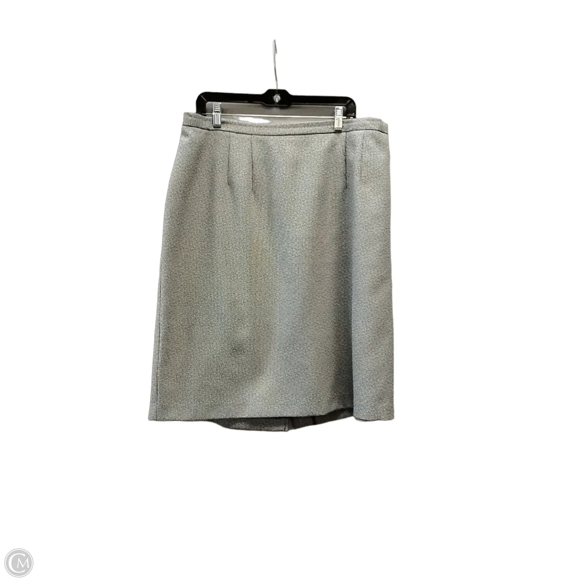 Skirt Set 2pc By Koret In Black & White, Size: 1x