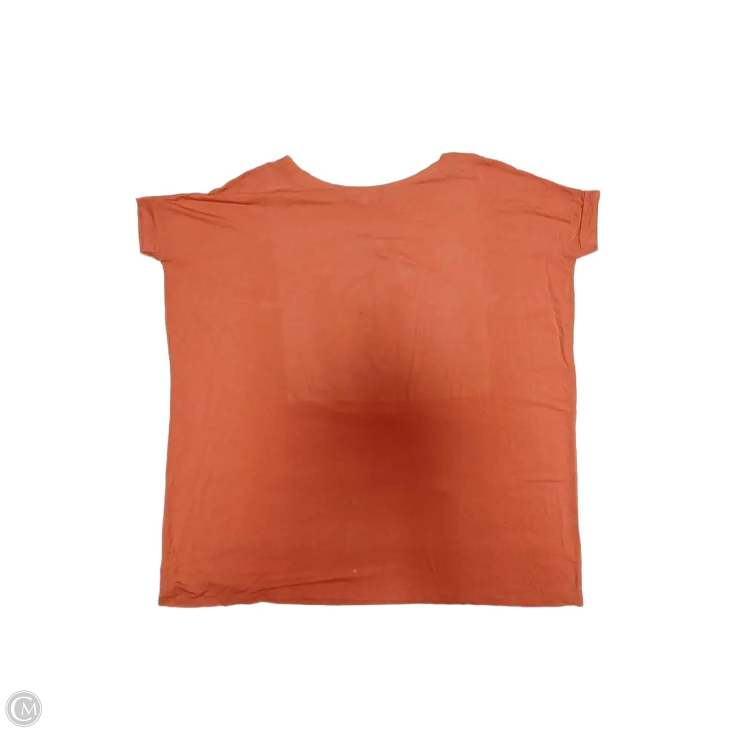 Top Short Sleeve By Piko In Orange, Size: S