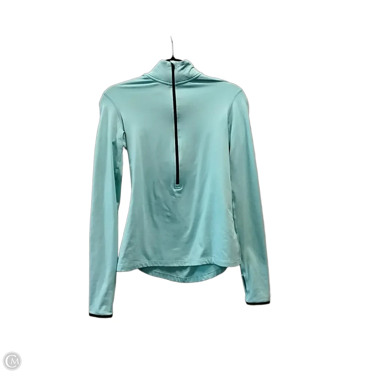 Athletic Sweatshirt Collar By Nike In Blue, Size: M