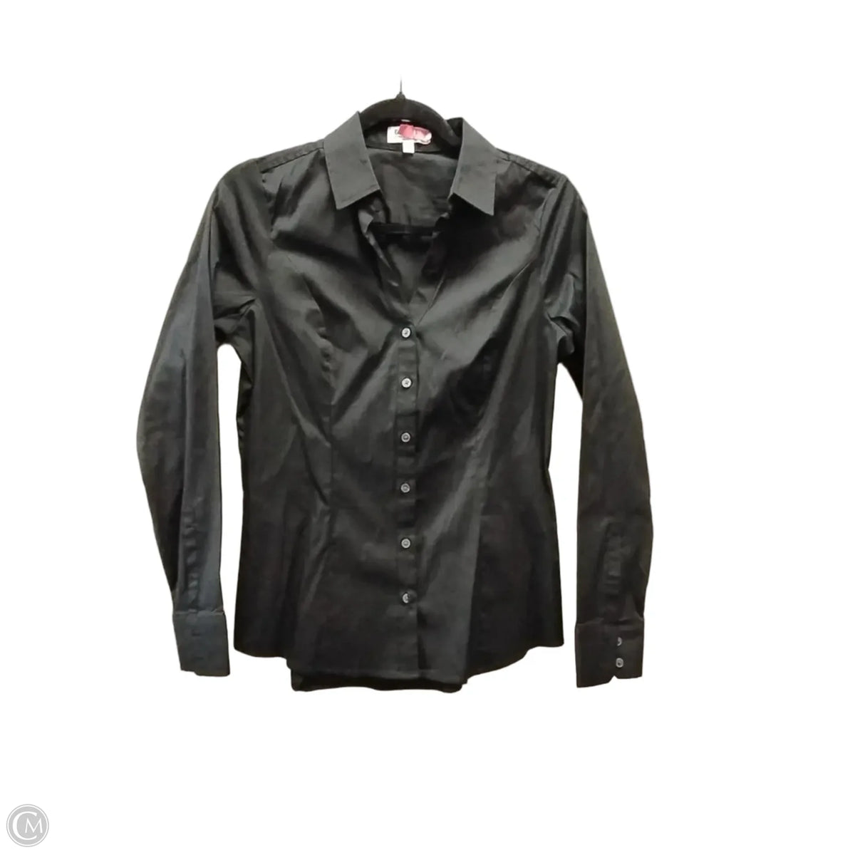 Blouse Long Sleeve By Express In Black, Size: Sp