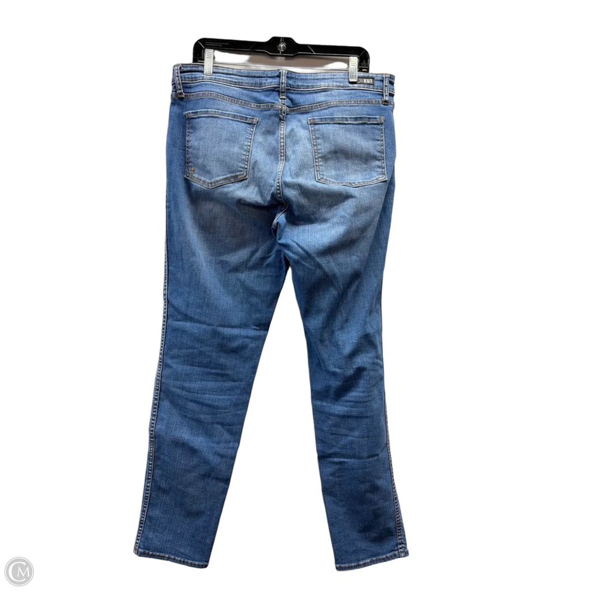 Jeans Straight By Kut In Blue, Size: 14