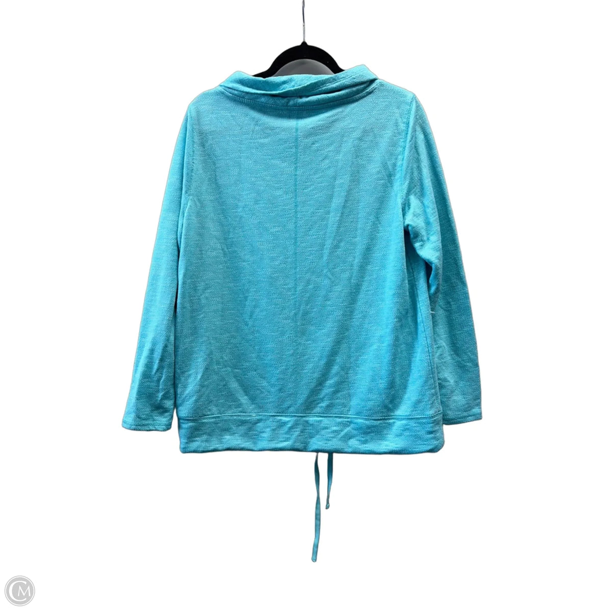 Top Long Sleeve By Talbots In Blue, Size: L