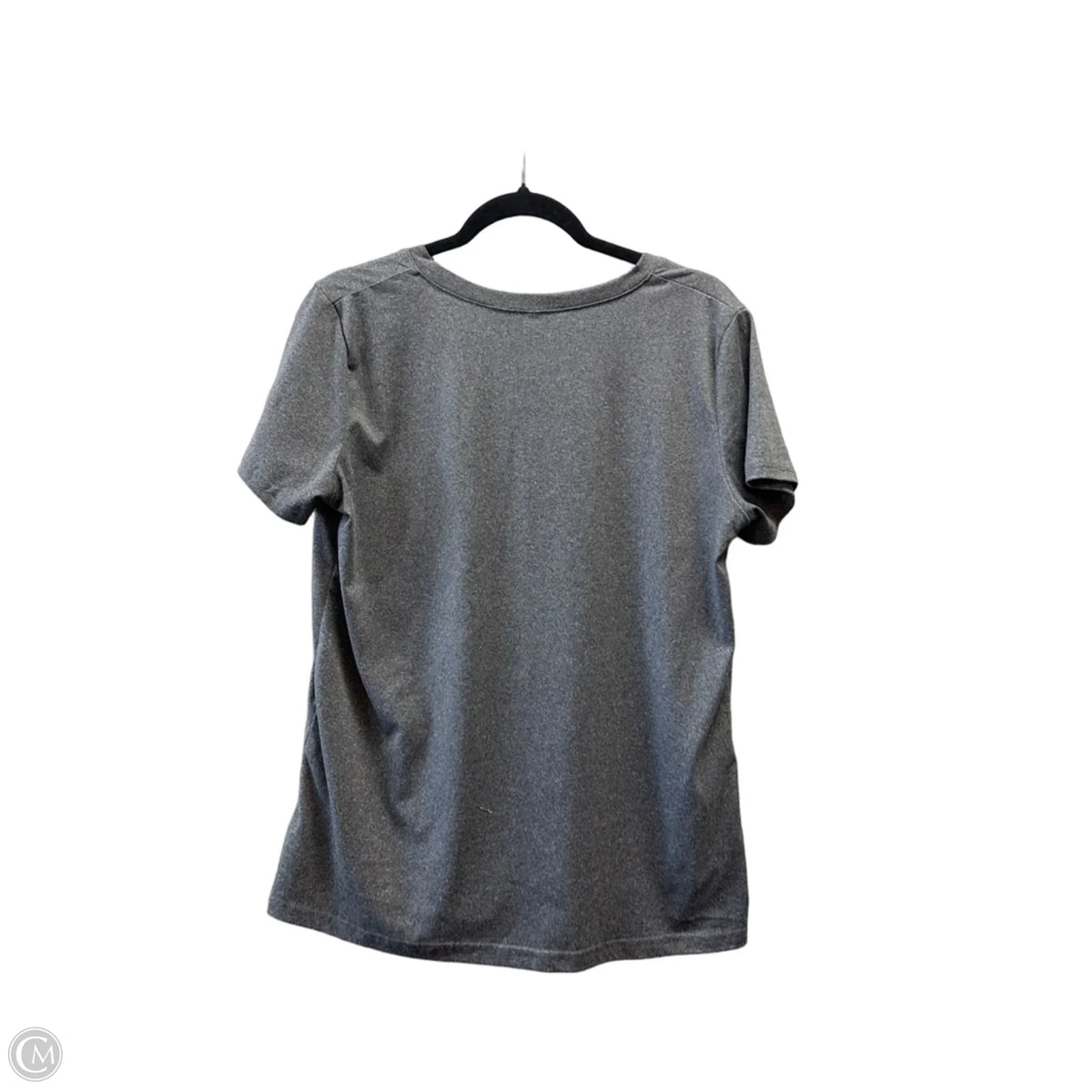Top Short Sleeve By Freebird In Grey, Size: M