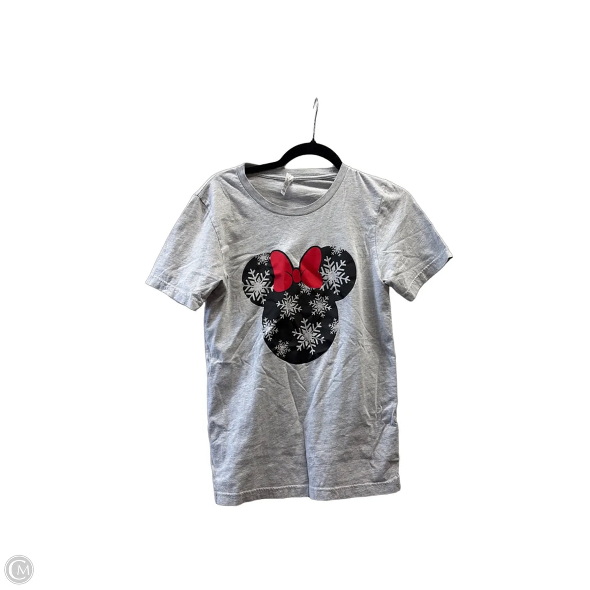 Top Short Sleeve By Canvas In Grey, Size: S