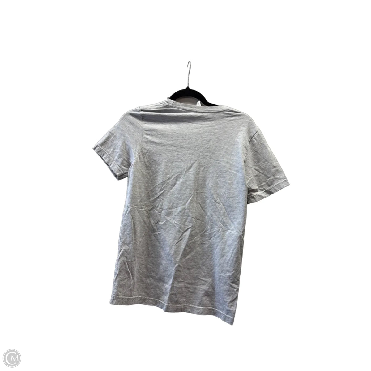 Top Short Sleeve By Canvas In Grey, Size: S