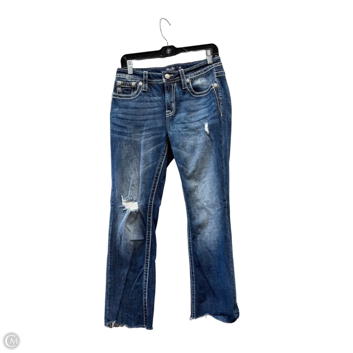 Jeans Flared By Miss Me In Blue, Size: 6