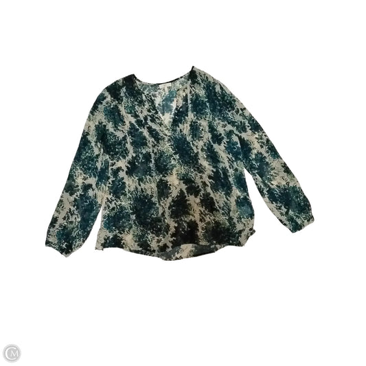 Blouse 3/4 Sleeve By Joie In Blue, Size: S