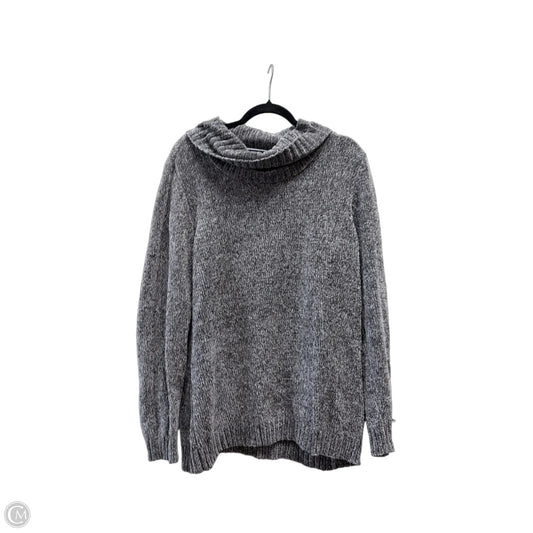 Sweater By Karen Scott In Grey, Size: Xl