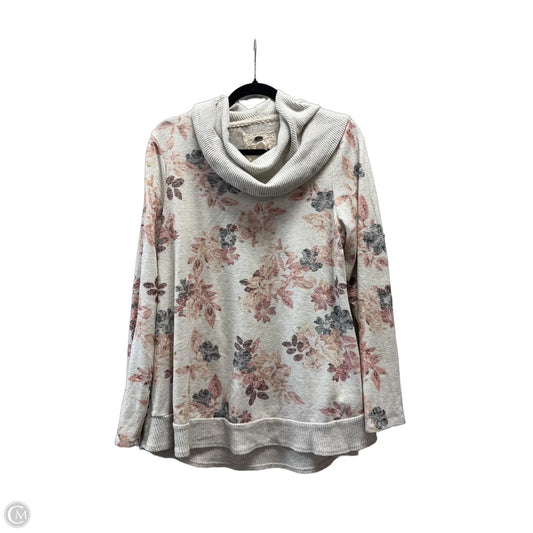 Sweater By Curio In Floral Print, Size: Xl