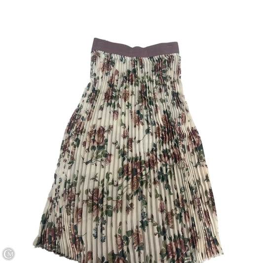 Skirt Midi By Lularoe In Floral Print, Size: 2x