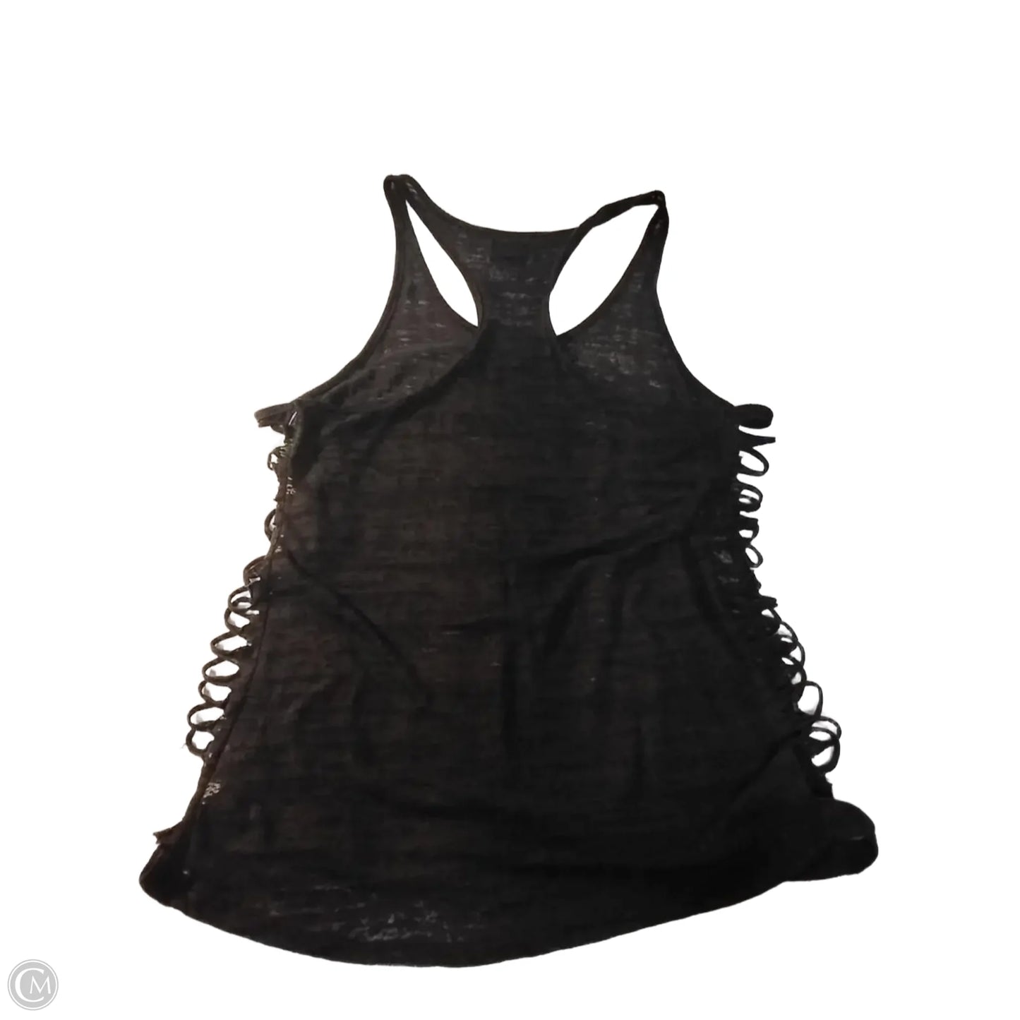 Athletic Tank Top By Material Girl In Black, Size: M