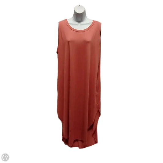Dress Casual Maxi By Curvy Sense In Pink, Size: 3x
