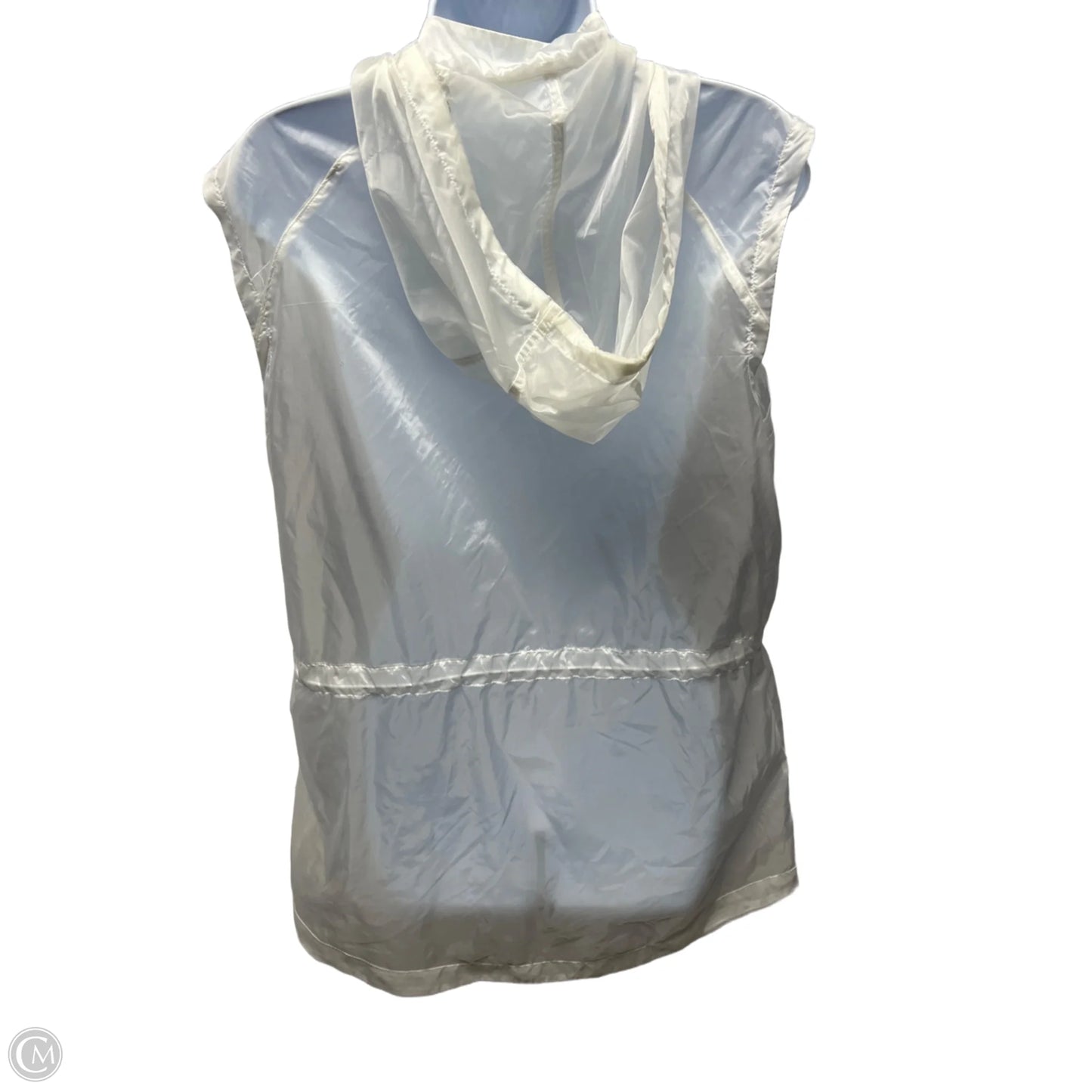 Jacket Windbreaker By Athleta In White, Size: M