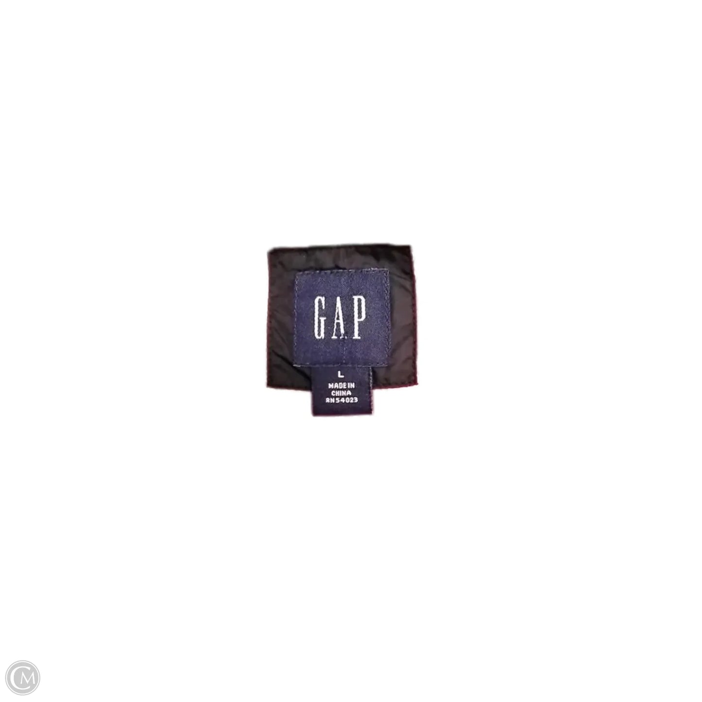 Vest Puffer & Quilted By Gap In Black, Size: L