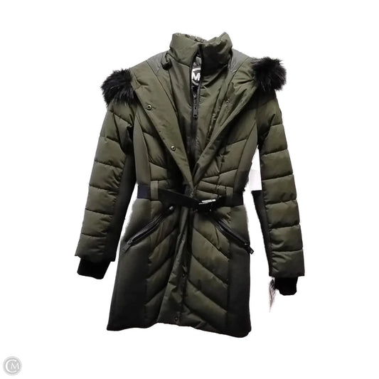 Coat Puffer & Quilted By Michael By Michael Kors In Green, Size: Xs