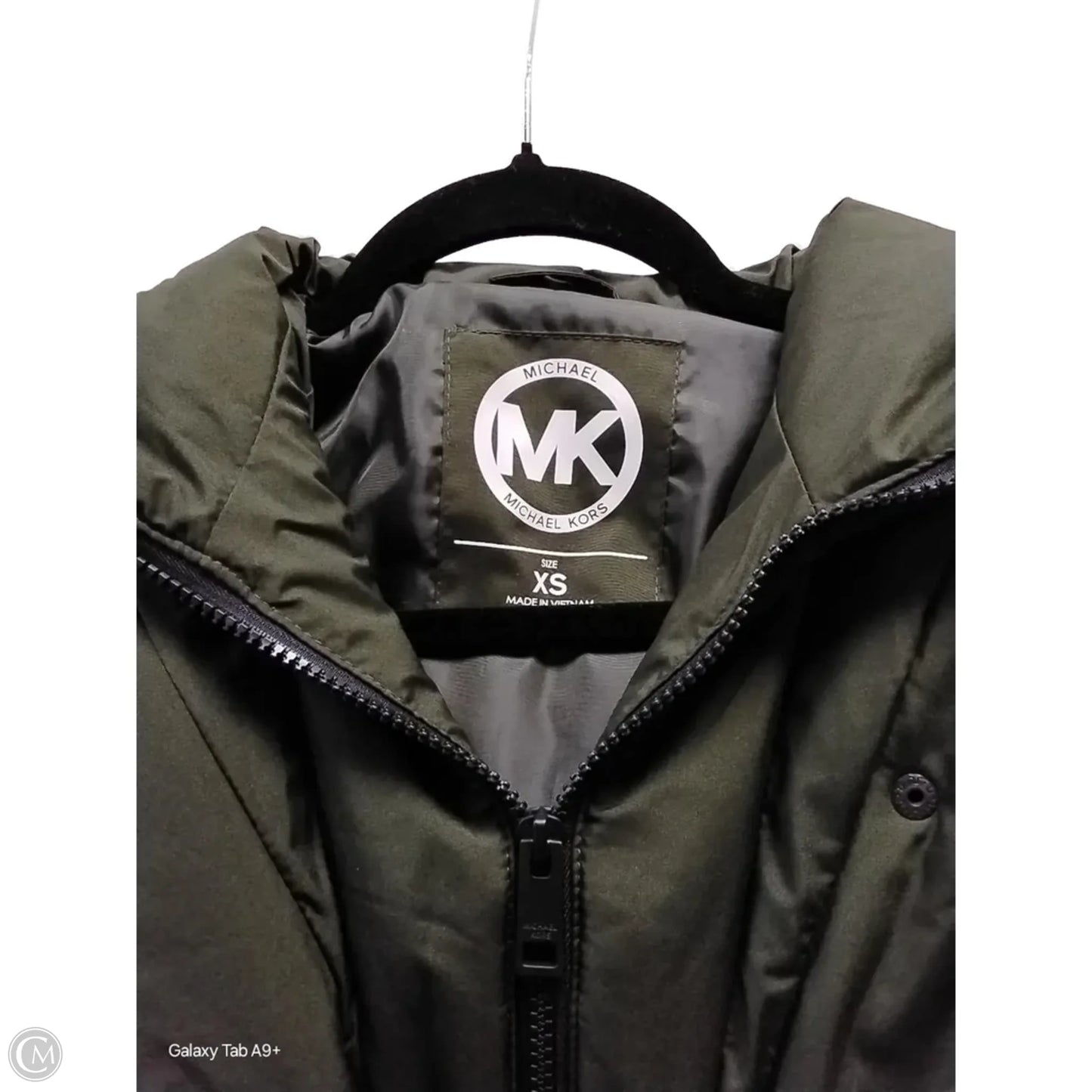 Coat Puffer & Quilted By Michael By Michael Kors In Green, Size: Xs