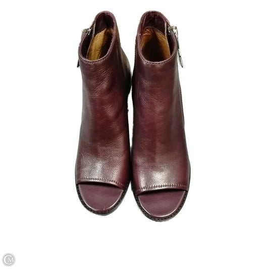 Boots Designer By Frye In Purple, Size: 8.5
