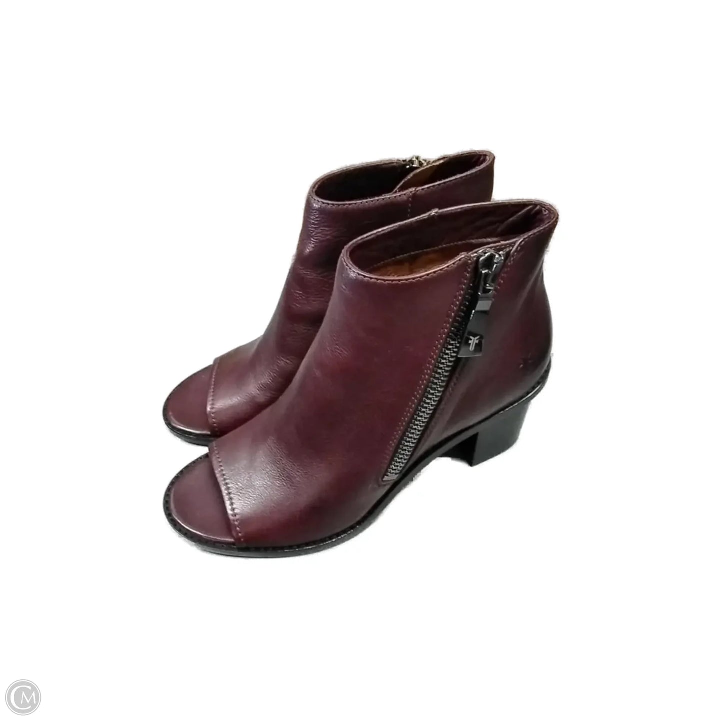 Boots Designer By Frye In Purple, Size: 8.5