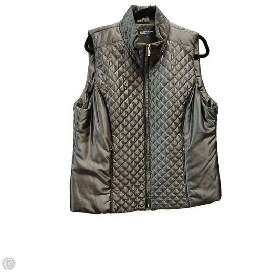 Vest Puffer & Quilted By Jones New York In Grey, Size: 8tall