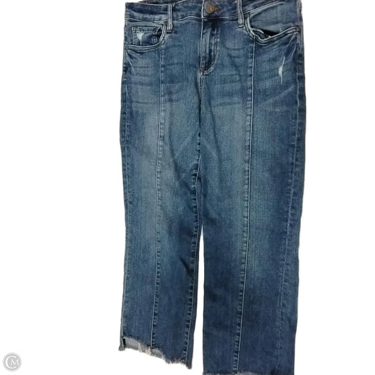 Jeans Cropped By Kut In Blue, Size: 6