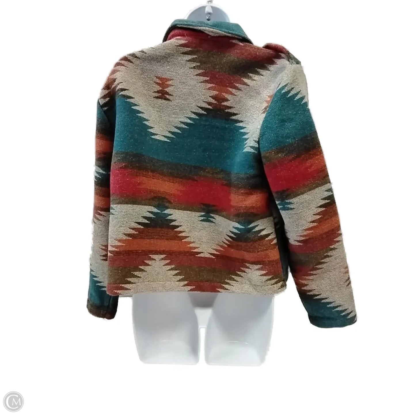 Jacket Fleece By Clothes Mentor In Multi-colored, Size: S