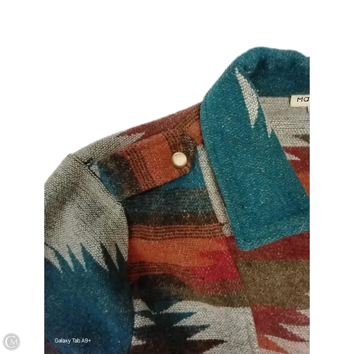 Jacket Fleece By Clothes Mentor In Multi-colored, Size: S