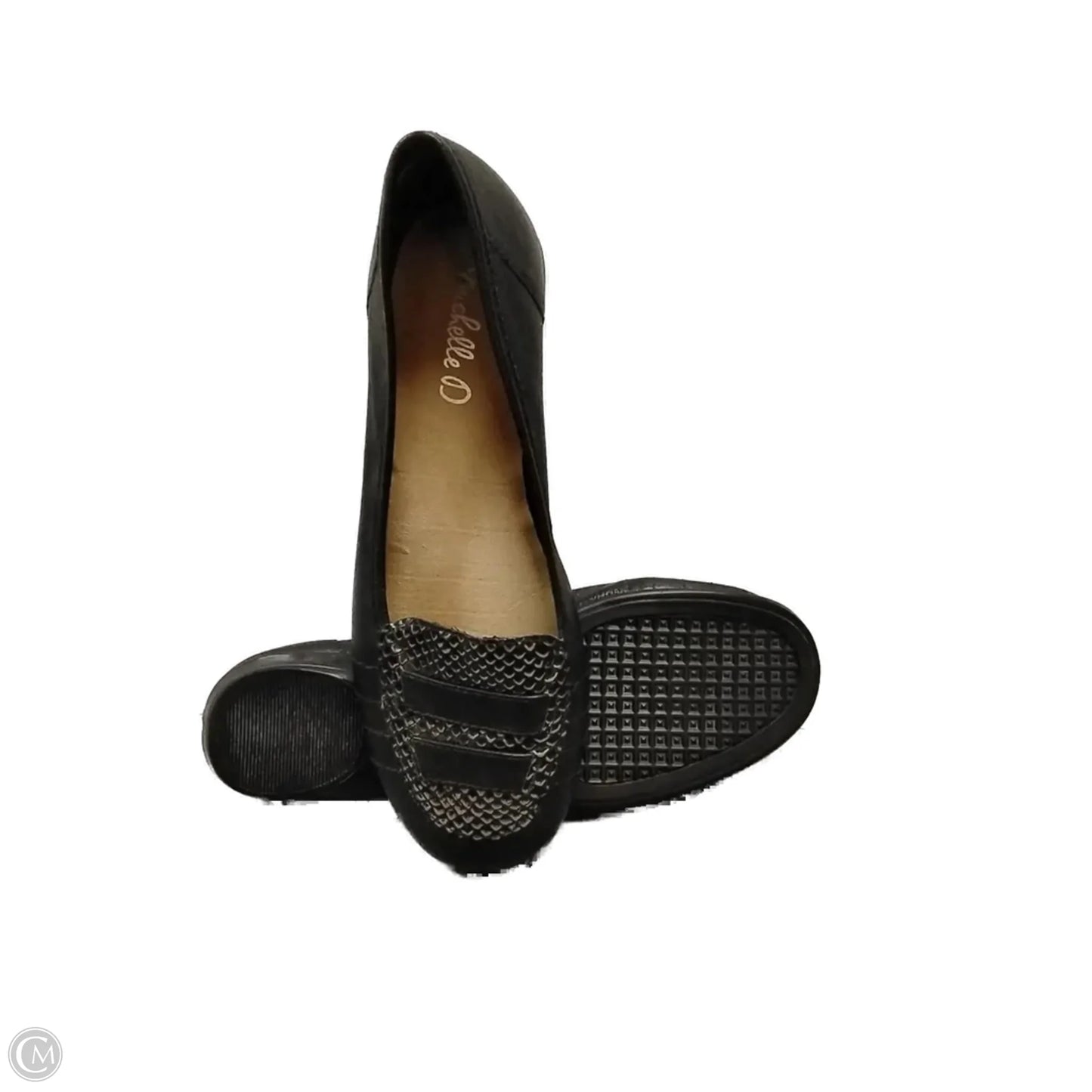 Shoes Flats By Michelle D. In Black, Size: 9.5