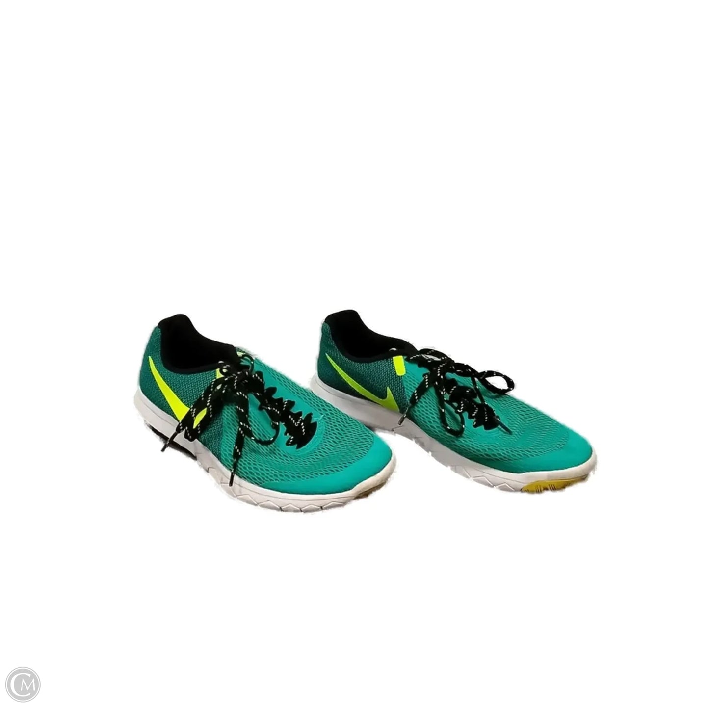 Shoes Athletic By Nike In Green & Yellow, Size: 8.5