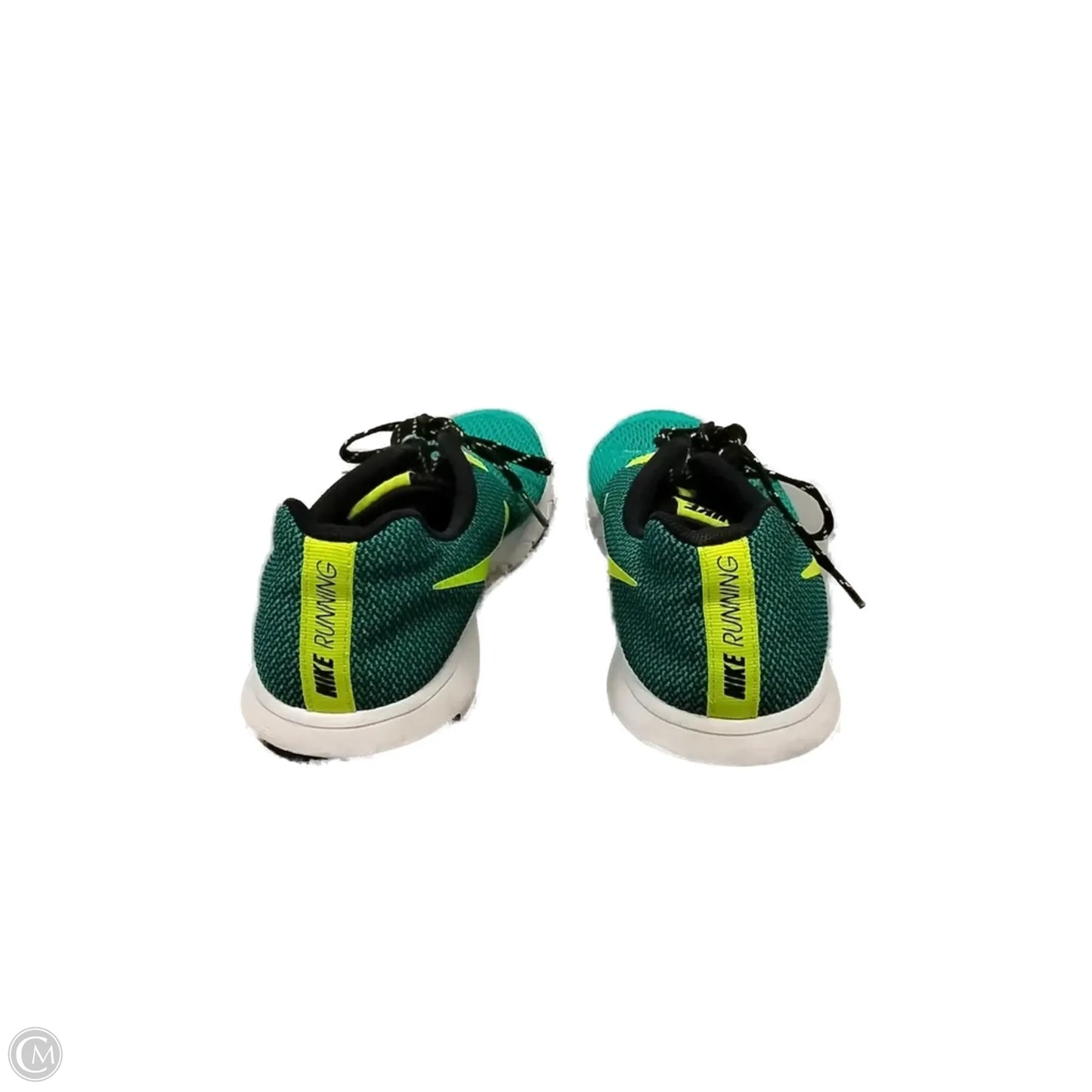 Shoes Athletic By Nike In Green & Yellow, Size: 8.5