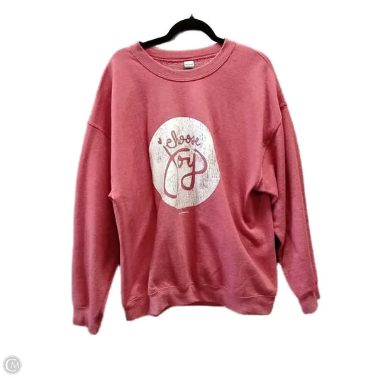 Sweatshirt Crewneck By Gildan In Red, Size: Xl