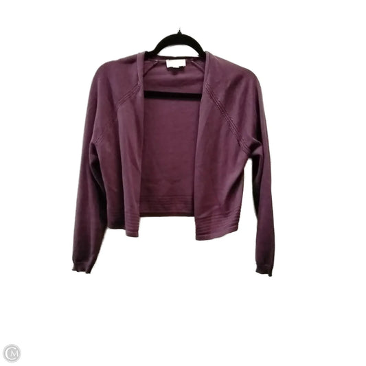 Cardigan By Loft In Purple, Size: S