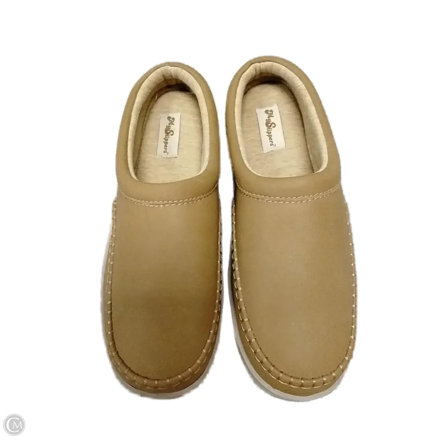 Slippers By Clothes Mentor In Tan, Size: 8.5