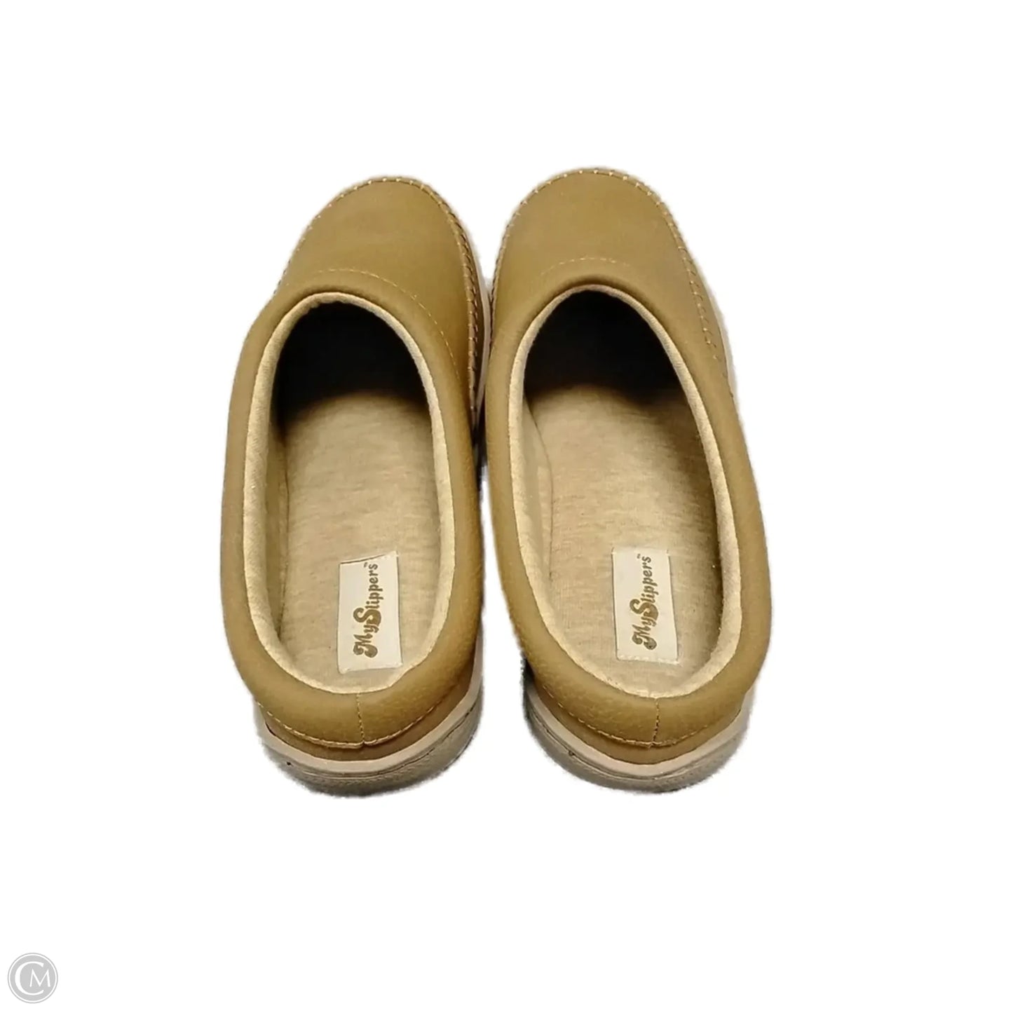 Slippers By Clothes Mentor In Tan, Size: 8.5