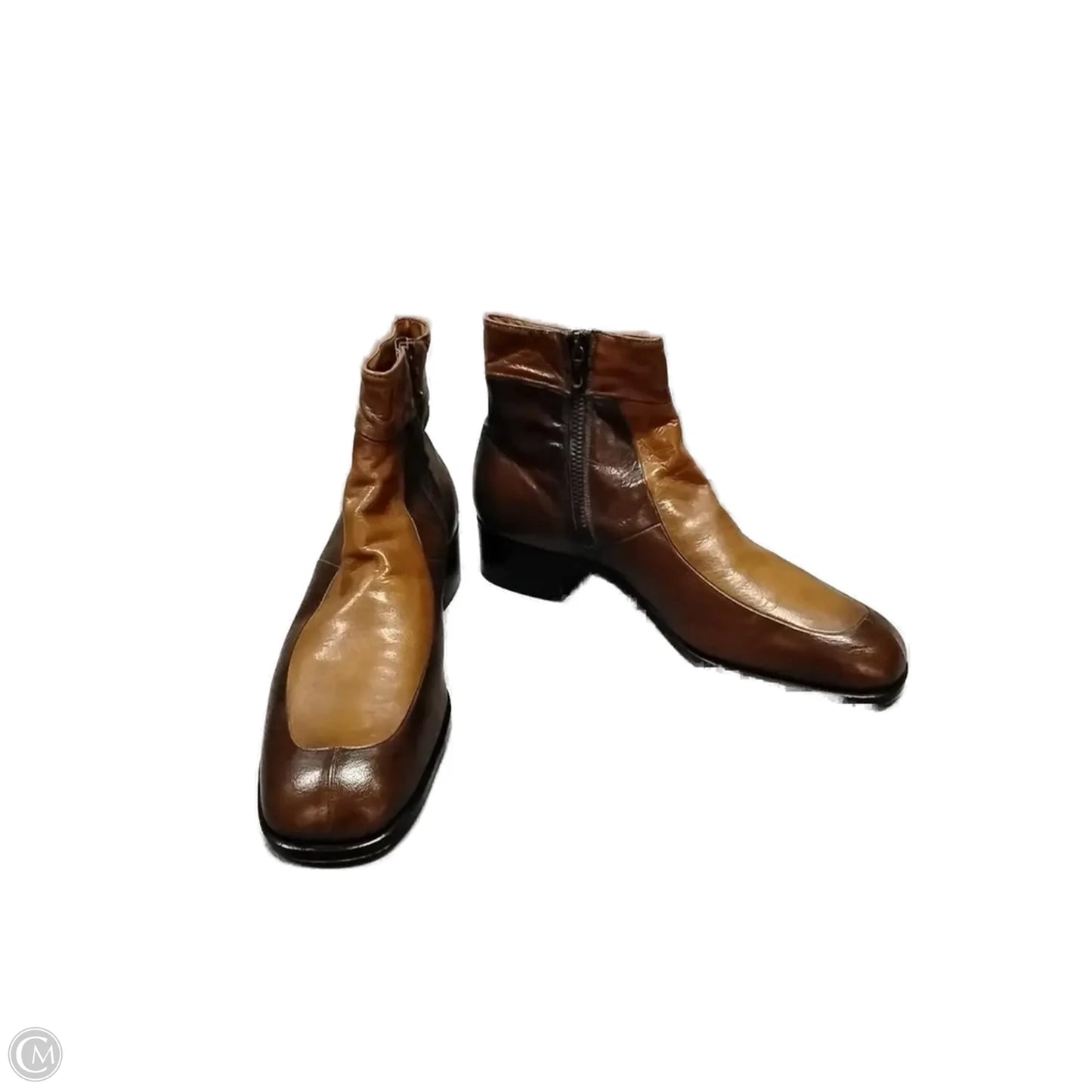 Boots Ankle Heels By Bally In Brown, Size: 9