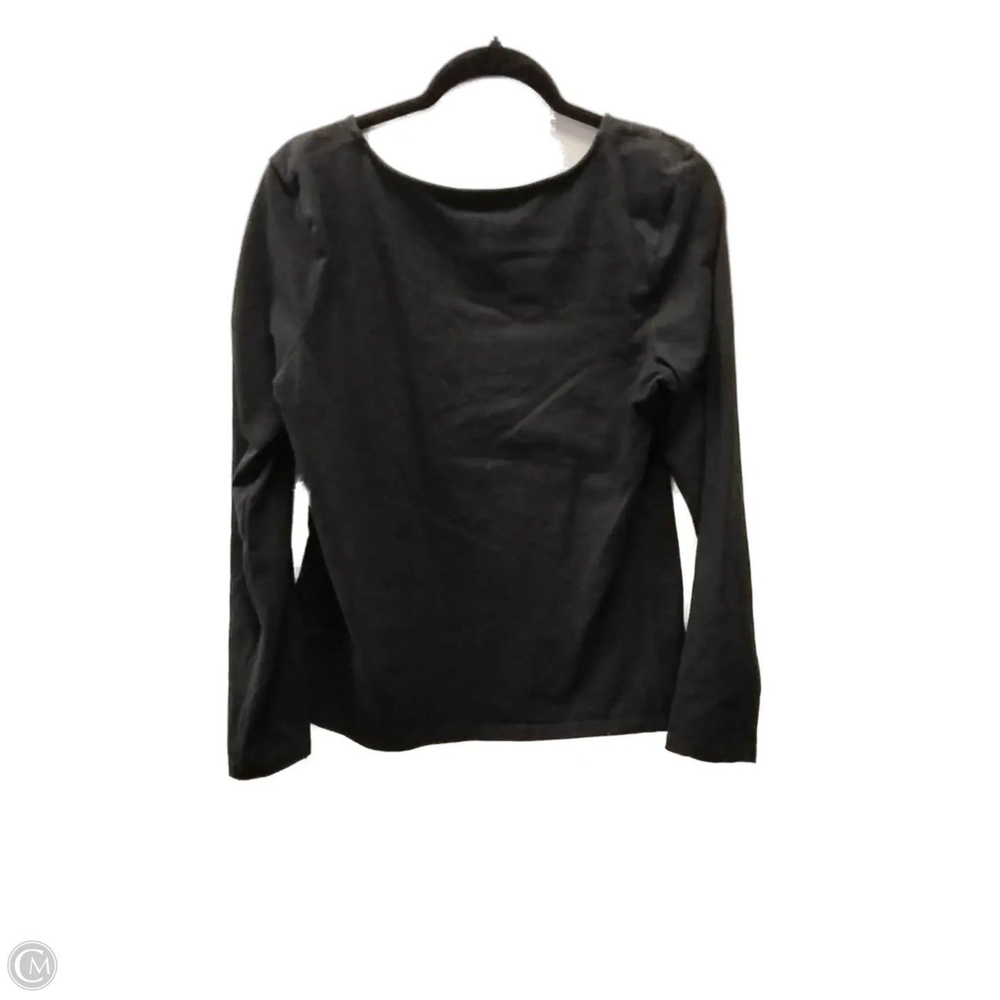 Top Long Sleeve Basic By Clothes Mentor In Black, Size: M