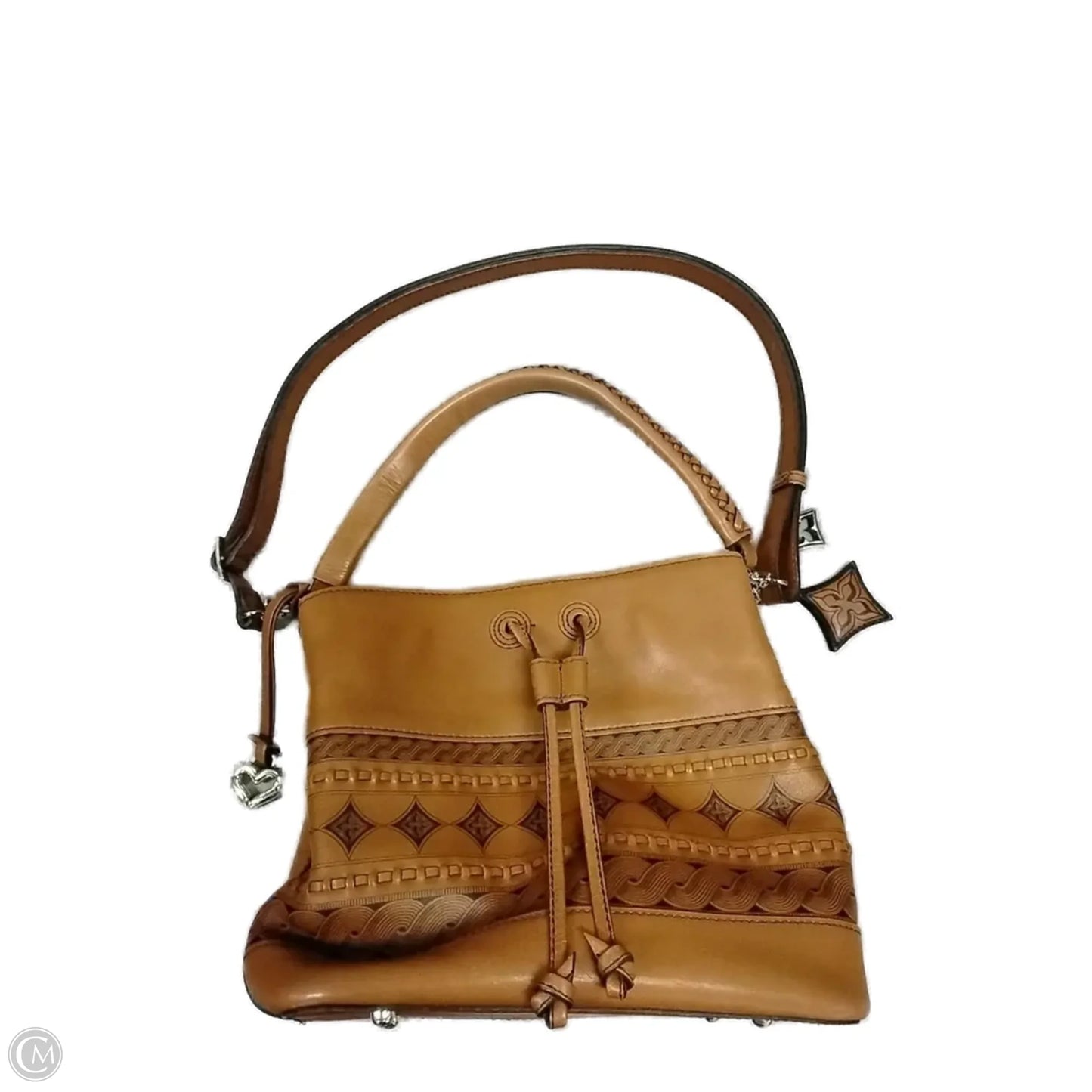 Crossbody Leather By Brighton, Size: Medium