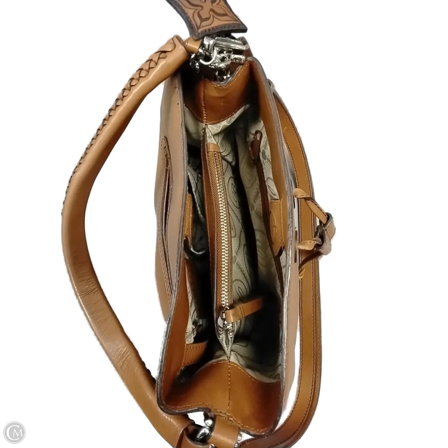 Crossbody Leather By Brighton, Size: Medium