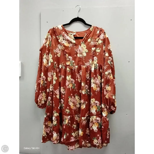 Dress Casual Midi By Maurices In Floral Print, Size: M