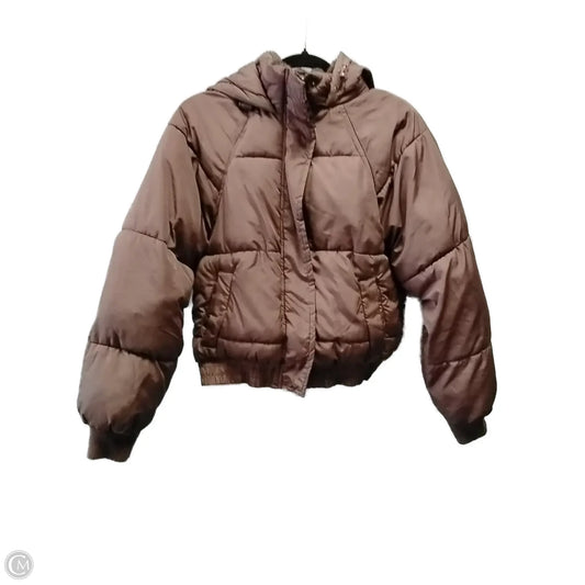 Jacket Puffer & Quilted By Aeropostale In Brown, Size: Xs