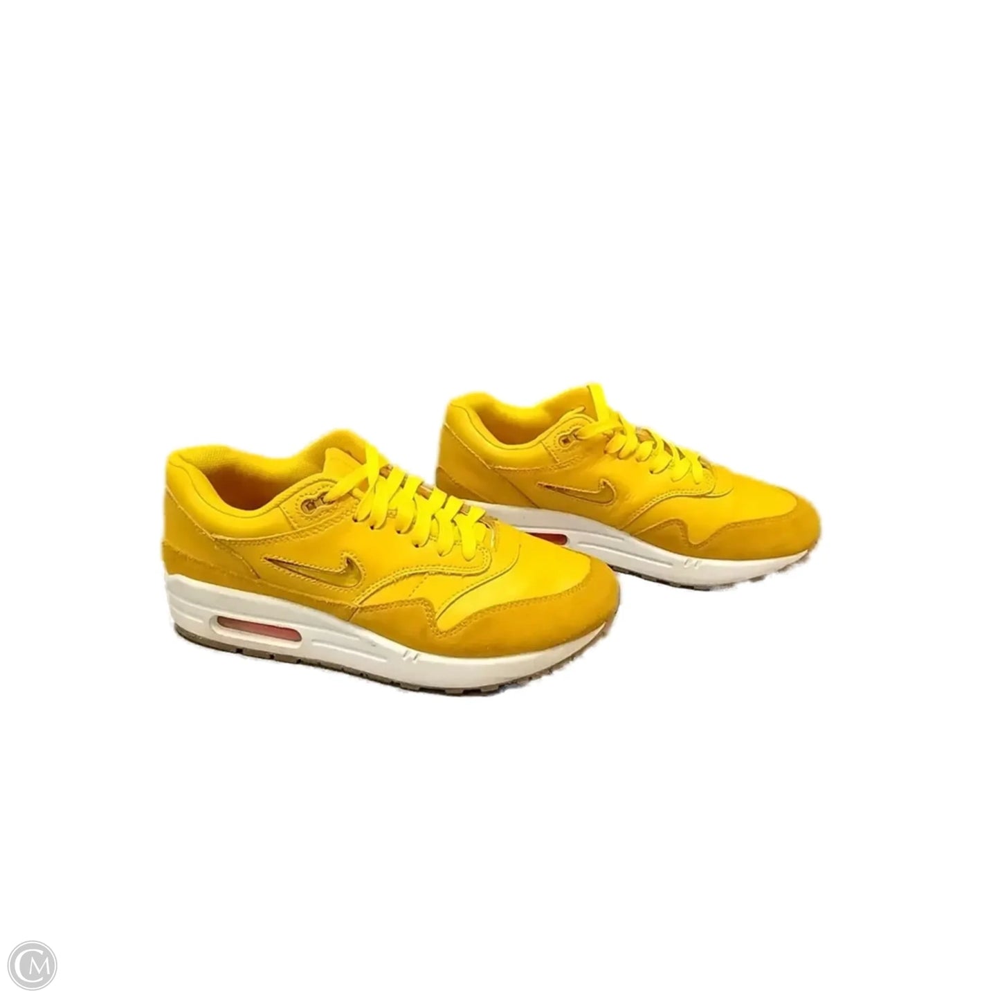 Shoes Athletic By Nike In Yellow, Size: 8